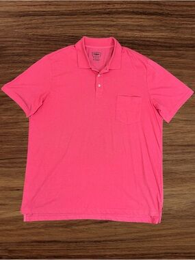 The Foundry Men’s Soft Pink Polo. Size 2XL